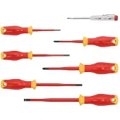 YATO Tournevis isolés extra minces 7pcs.