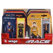 Bburago Voiture 1/64 Racing F1 2025 Modèle aléatoire