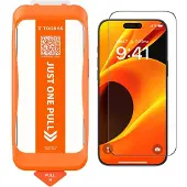 Torras Install Master (1 pcs, Apple iPhone 17 Pro), Téléphone portable : film de protection, Transparent
