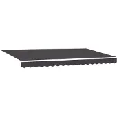vidaXL Store rétractable Anthracite 350 x 200 cm
