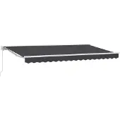 vidaXL Cadre de store anthracite 350 x 200 cm