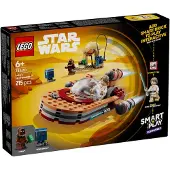 LEGO Star Wars SMART Play : Luke et son speeder terrestre, kit de construction, à partir de 6 ans, plastique, 215 pièces, 372 g