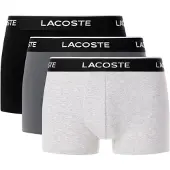 Lacoste Boxers gris foncé / gris chiné / noir