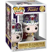 Funko POP! Reine Elizabeth II POP! Figurine en vinyle Premium 100e anniversaire - Reine Elizabeth II (couronnement) 9 cm
