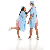 Creaciones Llopis Sick Hospital Costume Bleu L Enfants