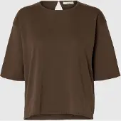 Selected Chemisier marron