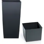 Prosperplast Urbi Pot De 16,3 Litres, Plastique, 22 X 22 X 42 Cm En Anthracite