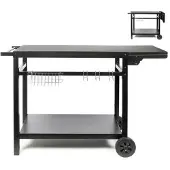 Livoo Chariot pour plancha noir/métal - - GS170N -