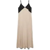 Vero Moda Robe 'VMJOY' beige / noir