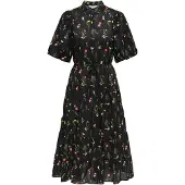 ONLY Robe 'ONLElma' jaune clair / vert / rose / noir