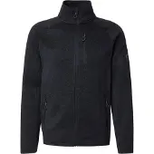 4F Veste en polaire fonctionnelle noir