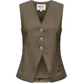 ONLY Gilet de costume 'ONLTILA' taupe