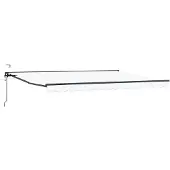 vidaXL Store électrique rétractable blanc 4 × 3,5 m