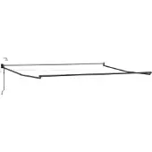 vidaXL Store électrique rétractable blanc 4 x 3 m