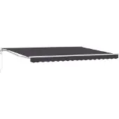 vidaXL Store électrique rétractable, anthracite, 4 x 3 m