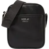 Replay sac à épaule bandoulière Reporter Bag Black noir