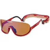 Carrera Lunettes de soleil - - EYEDRA - Rouge mat - Verres 99 mm - Branches 130 mm