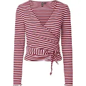 Pieces T-shirt 'PCLAYA' bordeaux