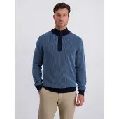 Pierre Cardin Pull-over bleu / bleu foncé