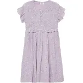 s.Oliver Robe vert pastel / aubergine / rose clair / blanc