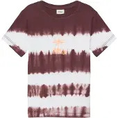 s.Oliver T-Shirt orange clair / rouge foncé / blanc