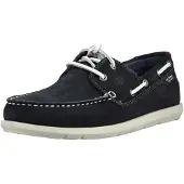 Dockers by Gerli Mocassin bleu marine / blanc