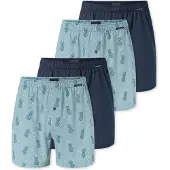 Schiesser Boxers ' Multipacks ' bleu foncé / gris / vert