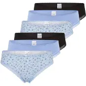 Schiesser String ' Ultra Modern ' bleu / bleu clair / noir