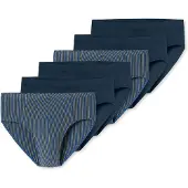 Schiesser Slip ' 95/5 ' bleu marine / bleu foncé