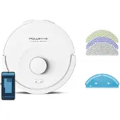 Rowenta X-plorer Serie 90 Rr8777wh - Aspirateur Robot Avec Fonction Serpillère Snow White