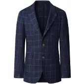 Hackett London Veste de costume beige / bleu