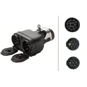 Hella Adaptateur , prise de courant - 24V - (taille : 1 pièce)