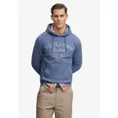 Superdry Sweat-shirt 'Lo-Fi Dockside' bleu / greige