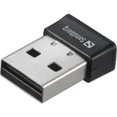 Sandberg Micro Wifi Dongle (USB), Adaptateur réseau, Noir