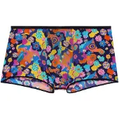 Hom Boxers bleu nuit / aqua / violet / orange