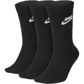 Nike Chaussettes mi-mollet Everyday Essential (3 paires) - Noir | Taille