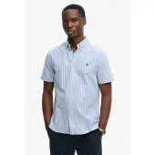 Superdry Chemise bleu clair / blanc