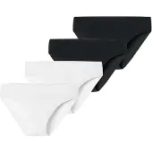 Schiesser Slip ' Invisible Light ' noir / blanc