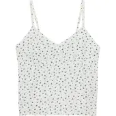 Superdry Cotton Cami Sleeveless Top Blanc 2XS Femme