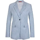 MADELEINE Blazer bleu fumé / blanc