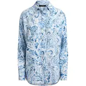 Ralph Lauren Chemisier bleu clair / bleu foncé / blanc