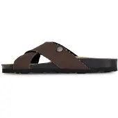 Bayton Mule 'Saxo' brun foncé / noir