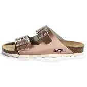 Bayton Mule 'STRASS ATLAS' marron / rose