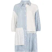 Apricot Robe bleu