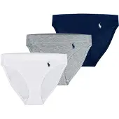 Ralph Lauren Slip ' Club Cotton ' bleu foncé / gris chiné / blanc