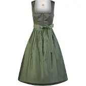Spieth & Wensky Dirndl 'Heilbach' vert foncé