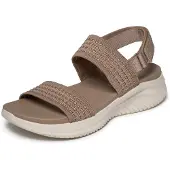 SKECHERS Sandales 'ULTRA FLEX 3.0' moka / noisette