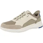 Geox Baskets basses 'Plus A' beige / bleu / noisette