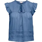 ONLY Chemisier 'ONLCHARIS' bleu denim