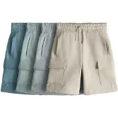 The Set Pantalon beige / bleu-gris / gris clair / menthe